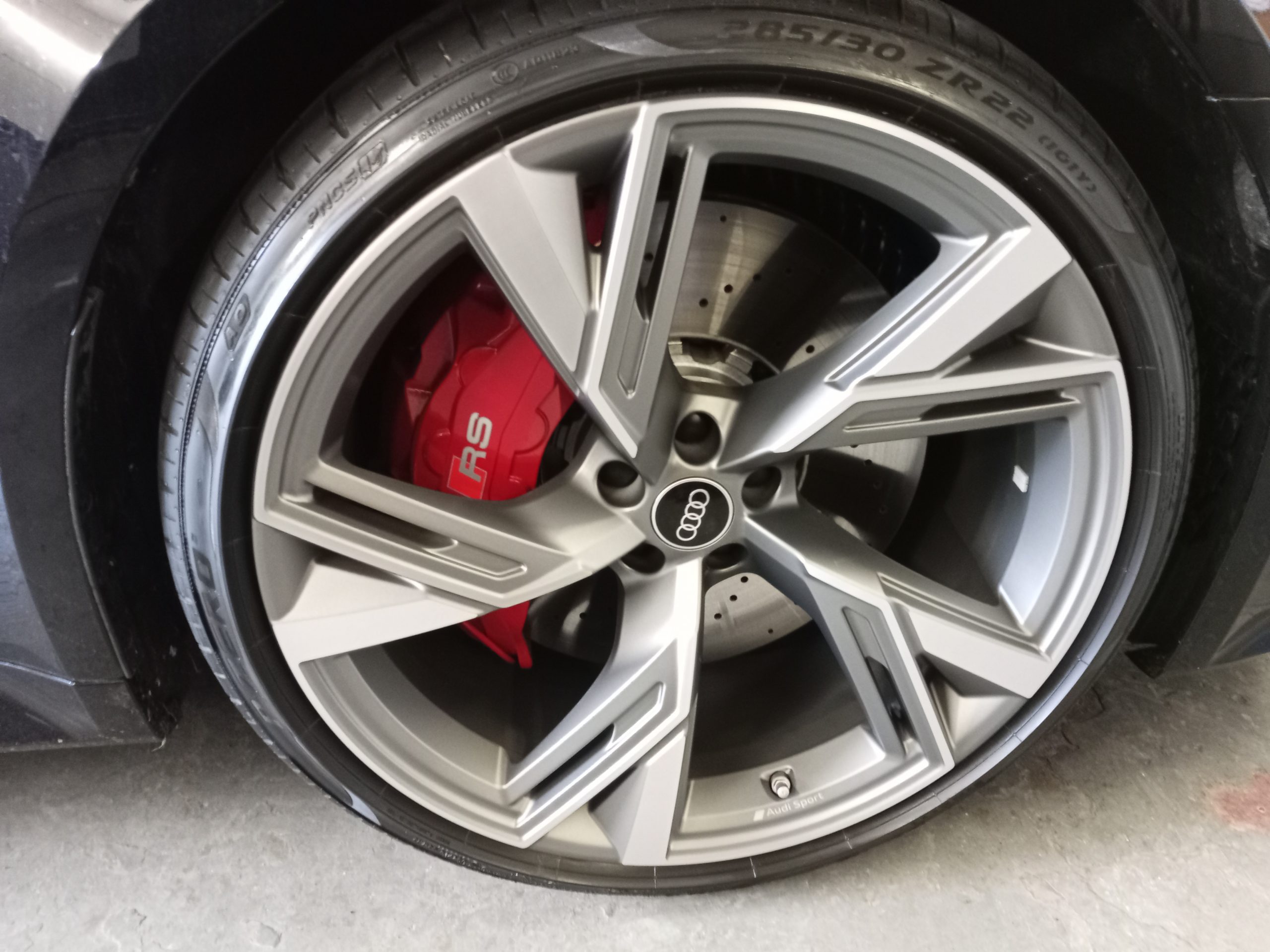 Audi RS6 diamond cut alloy wheel repair after wakefield