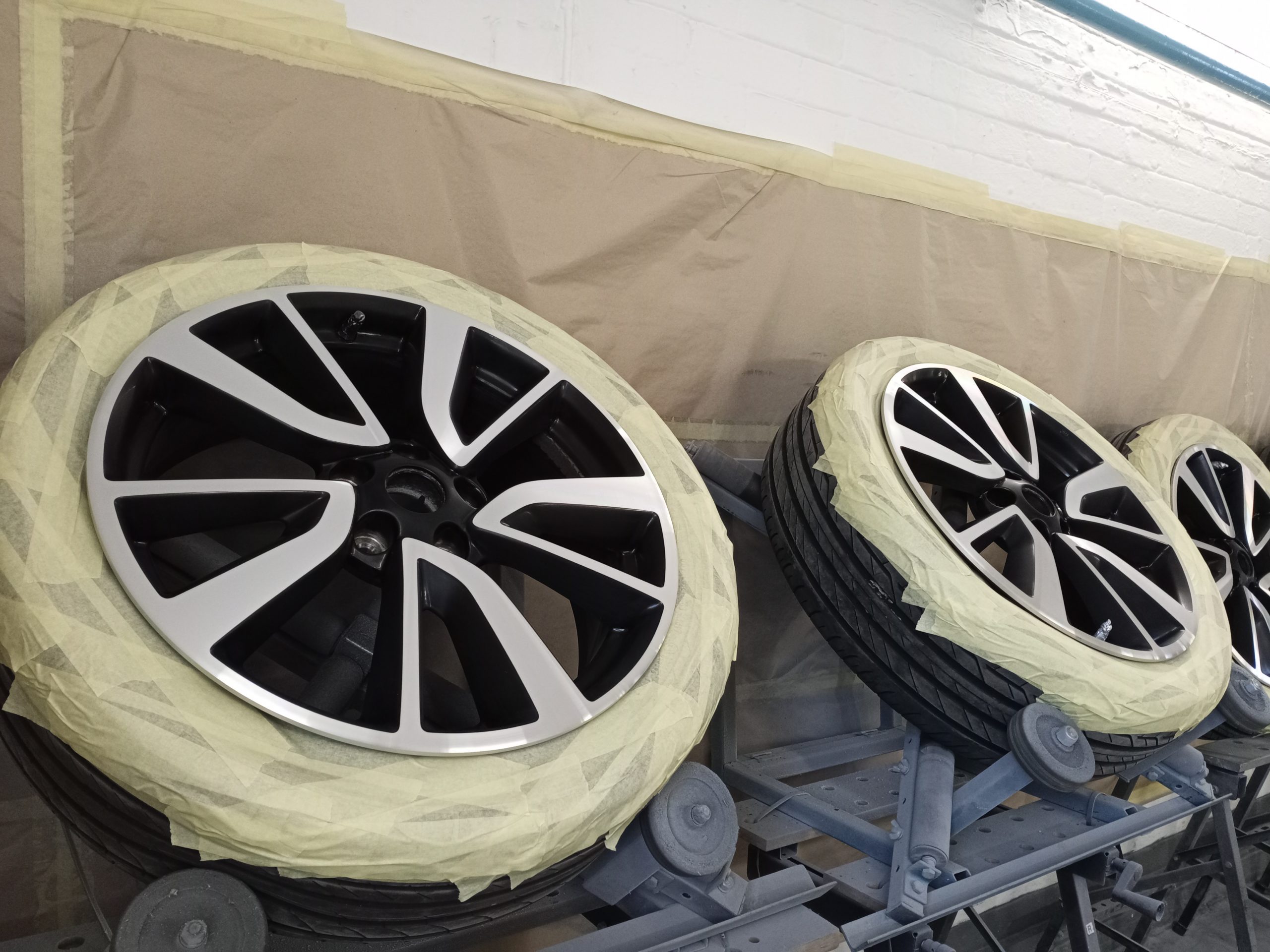 Nissan diamond cutt alloy wheel repair wakefield